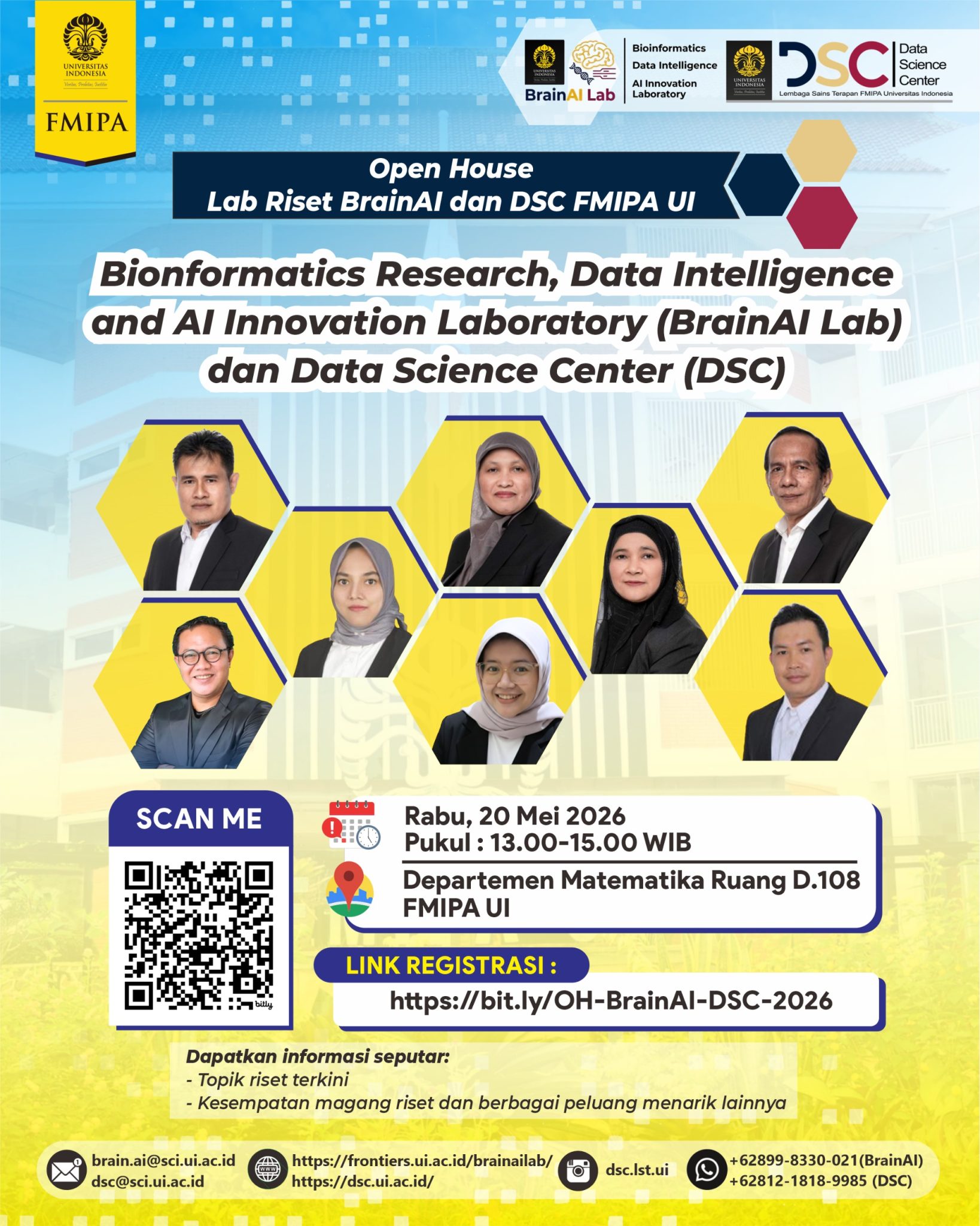 Open House Lab Riset Bioinformatics Research, Data Intelligence and AI ...